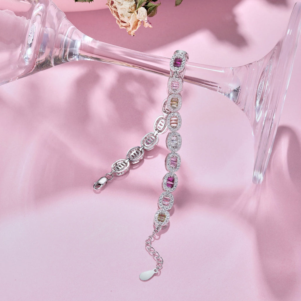 [Goodv] Bracelet quotidien exquis et orné d'émeraude taillée