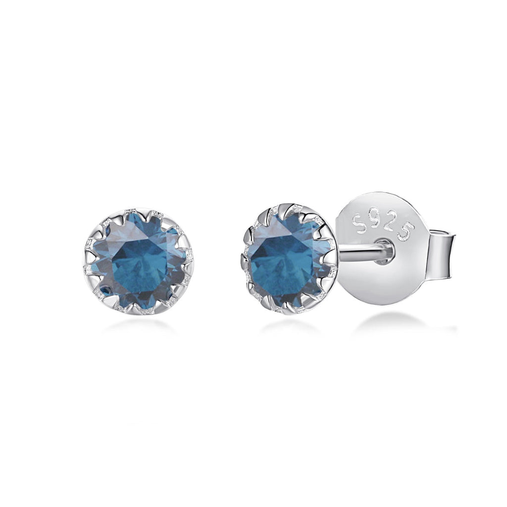 [Goodv]Sparkling Colorful Round Shape Earrings