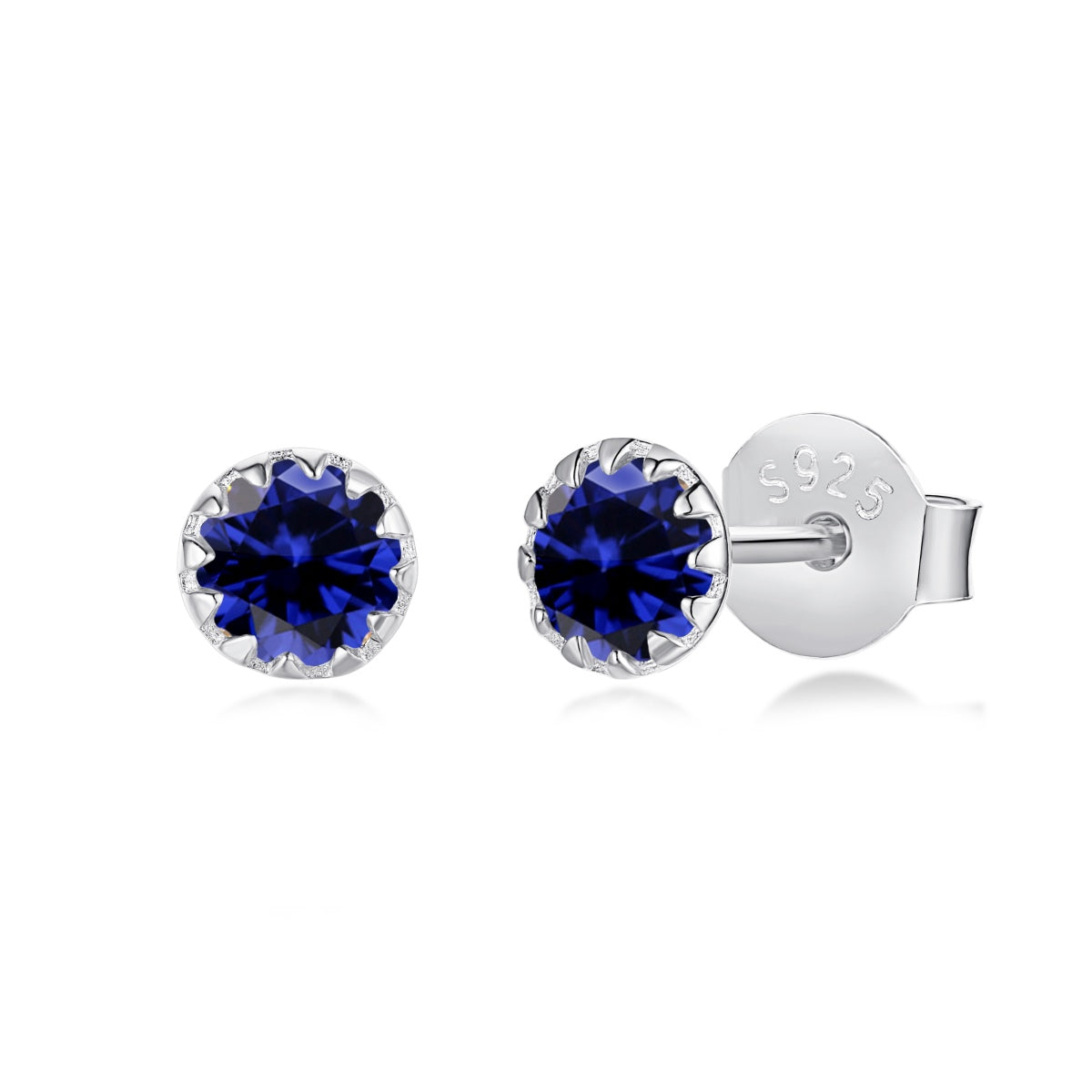 [Goodv]Sparkling Colorful Round Shape Earrings