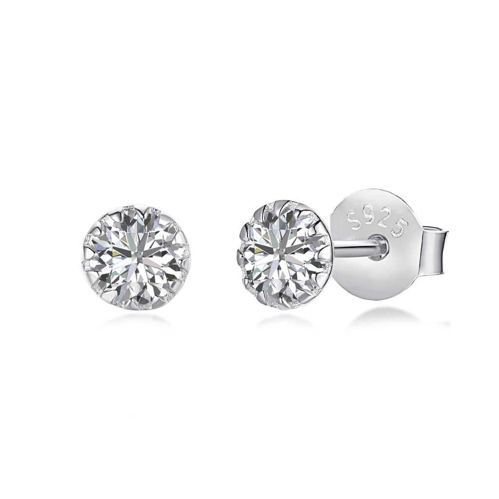 [Goodv]Sparkling Colorful Round Shape Earrings