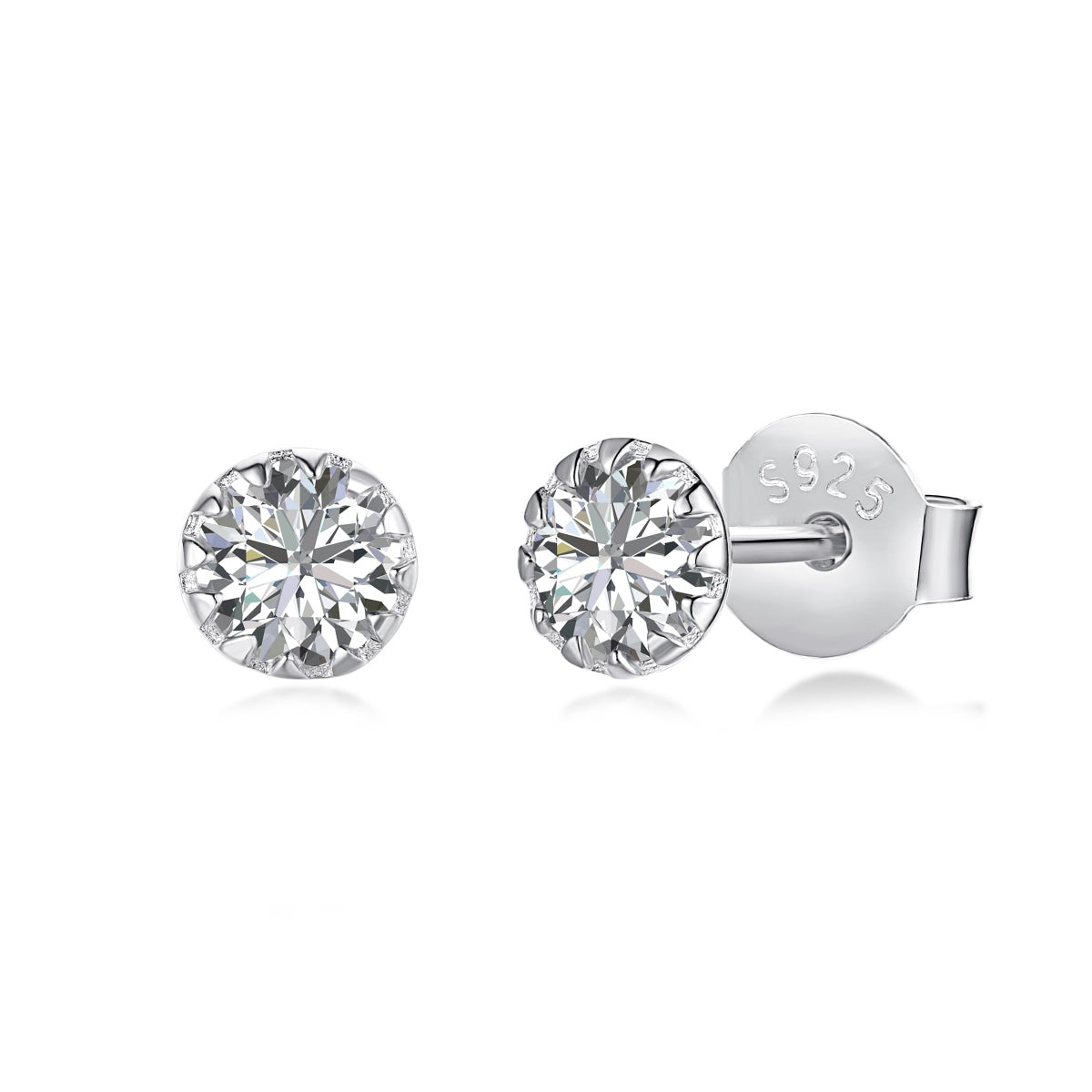 [Goodv]Sparkling Colorful Round Shape Earrings