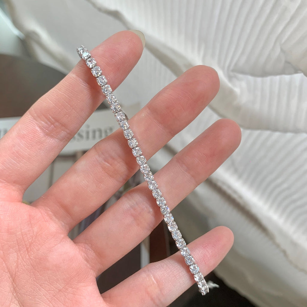 [Goodv] Bracelet quotidien scintillant à coupe ronde