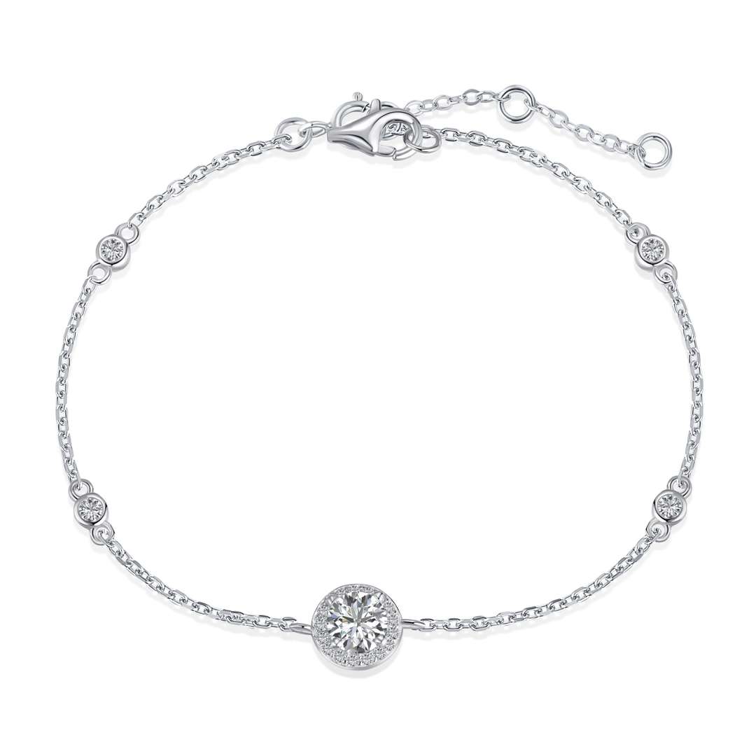 [Goodv]Dazzling Round Cut Shape Bracelet