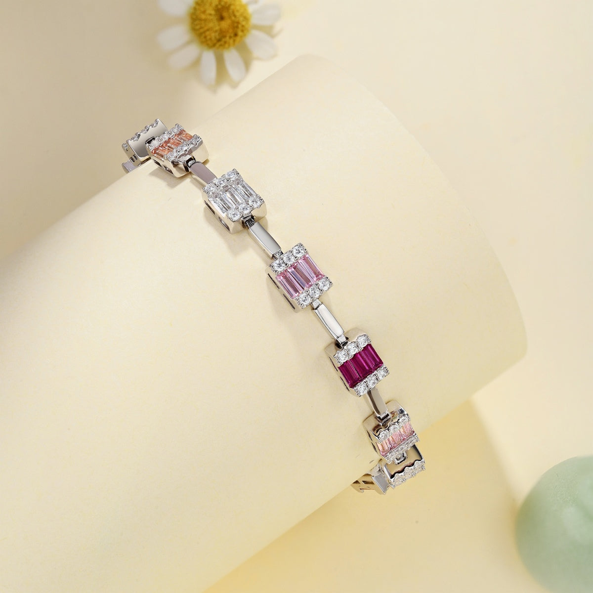[Goodv]Dainty Charming Emerald Cut Daily Bracelet