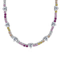 [Goodv]Delicate Colorful Rainbow Tennis Chain
