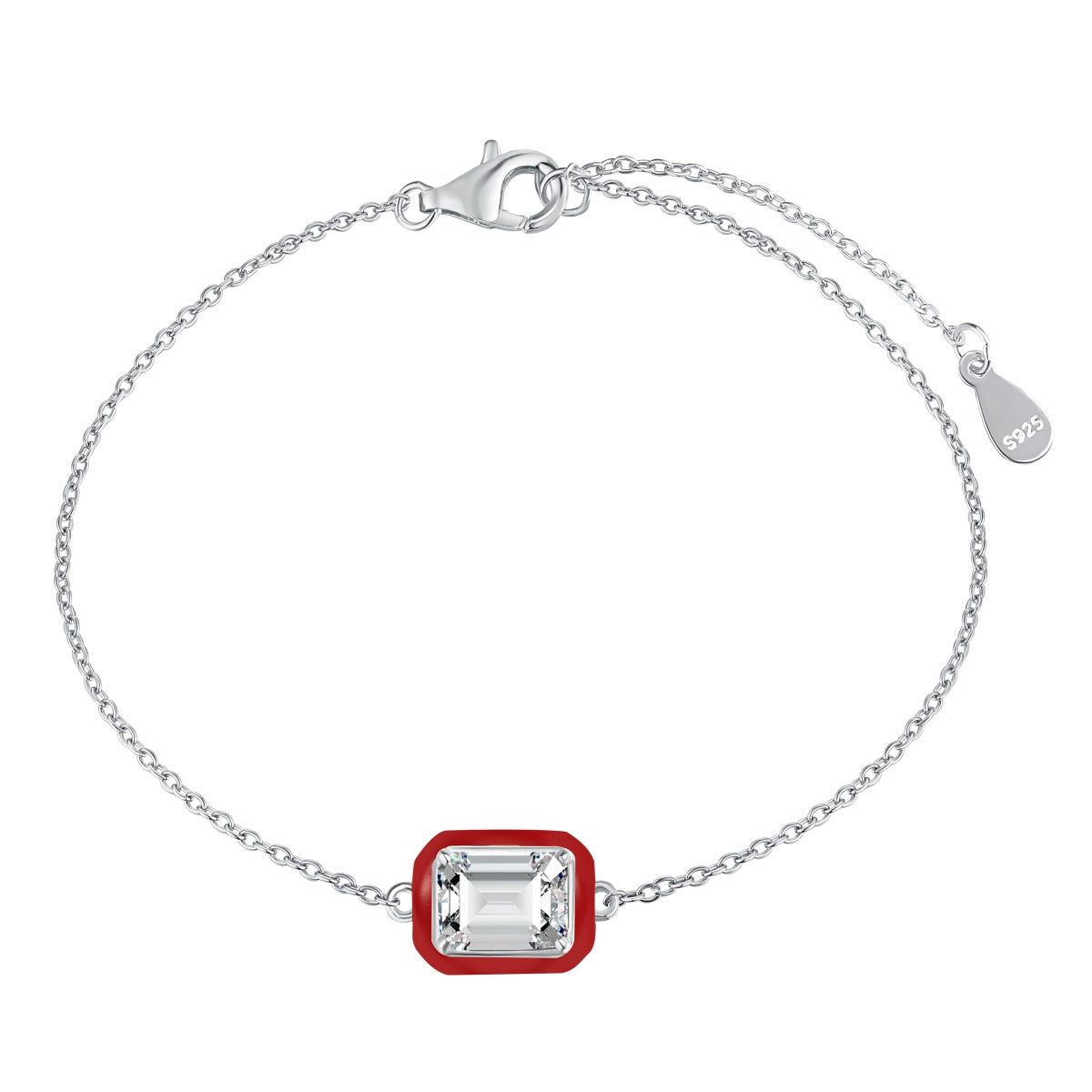 [Goodv] Bracelet quotidien émeraude colorée scintillante de 2,0 carats