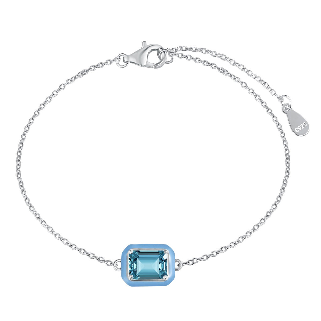[Goodv] Bracelet quotidien émeraude colorée scintillante de 2,0 carats