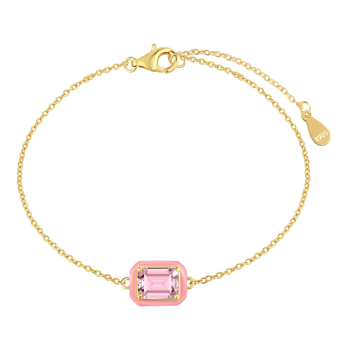 [Goodv] Bracelet quotidien émeraude colorée scintillante de 2,0 carats