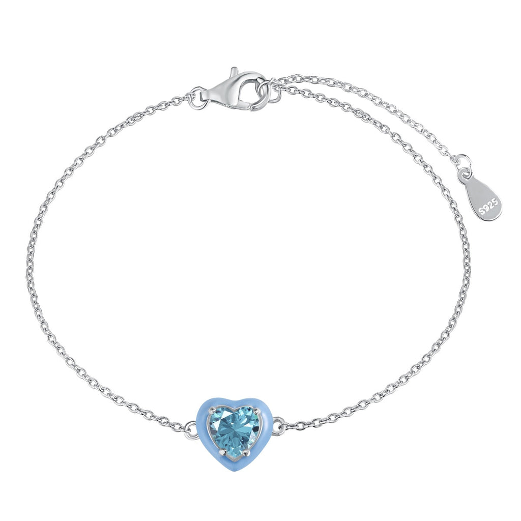 [Goodv]Bracelet d'amoureux romantique et étincelant en forme de cœur