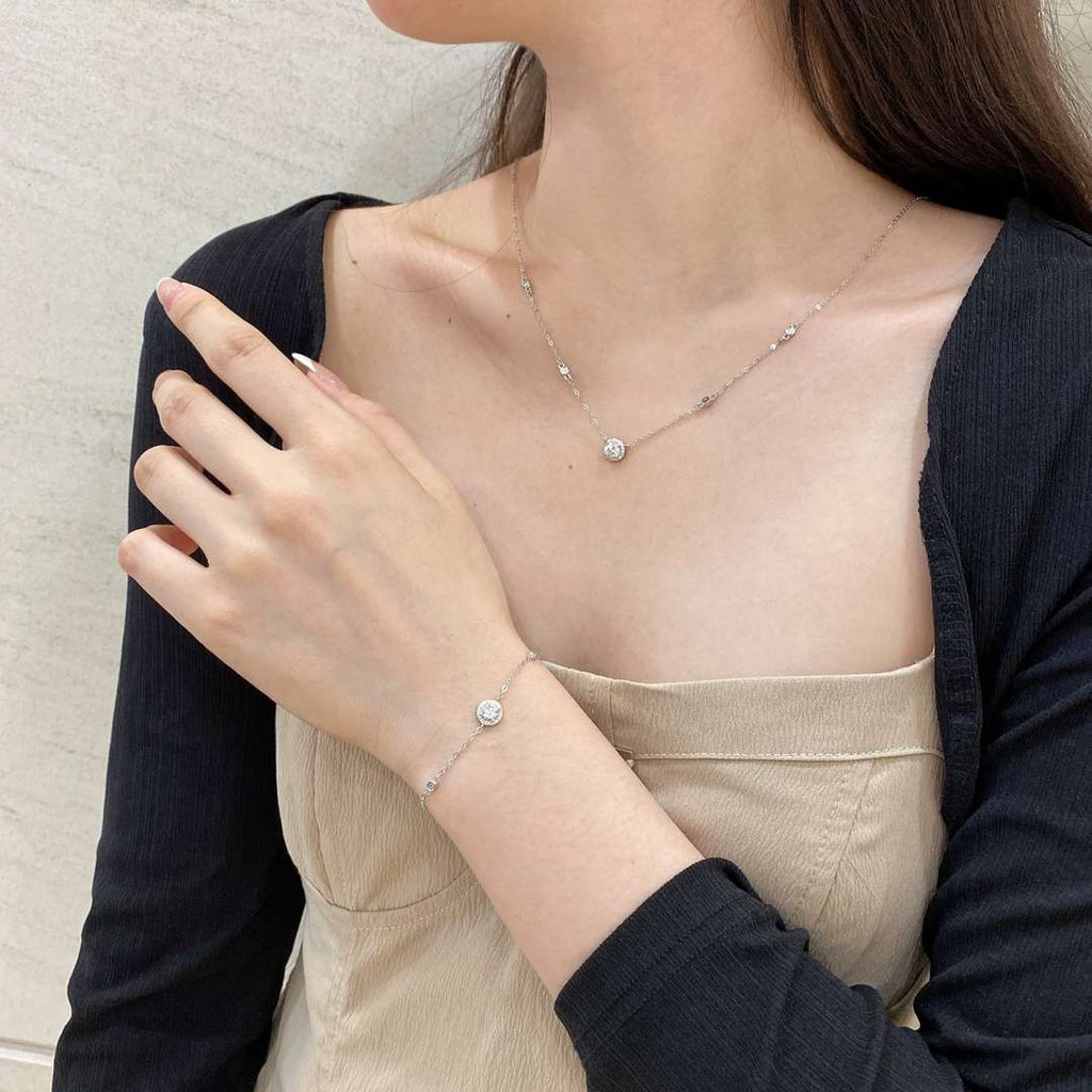 [Goodv]Dazzling Round Cut Shape Bracelet
