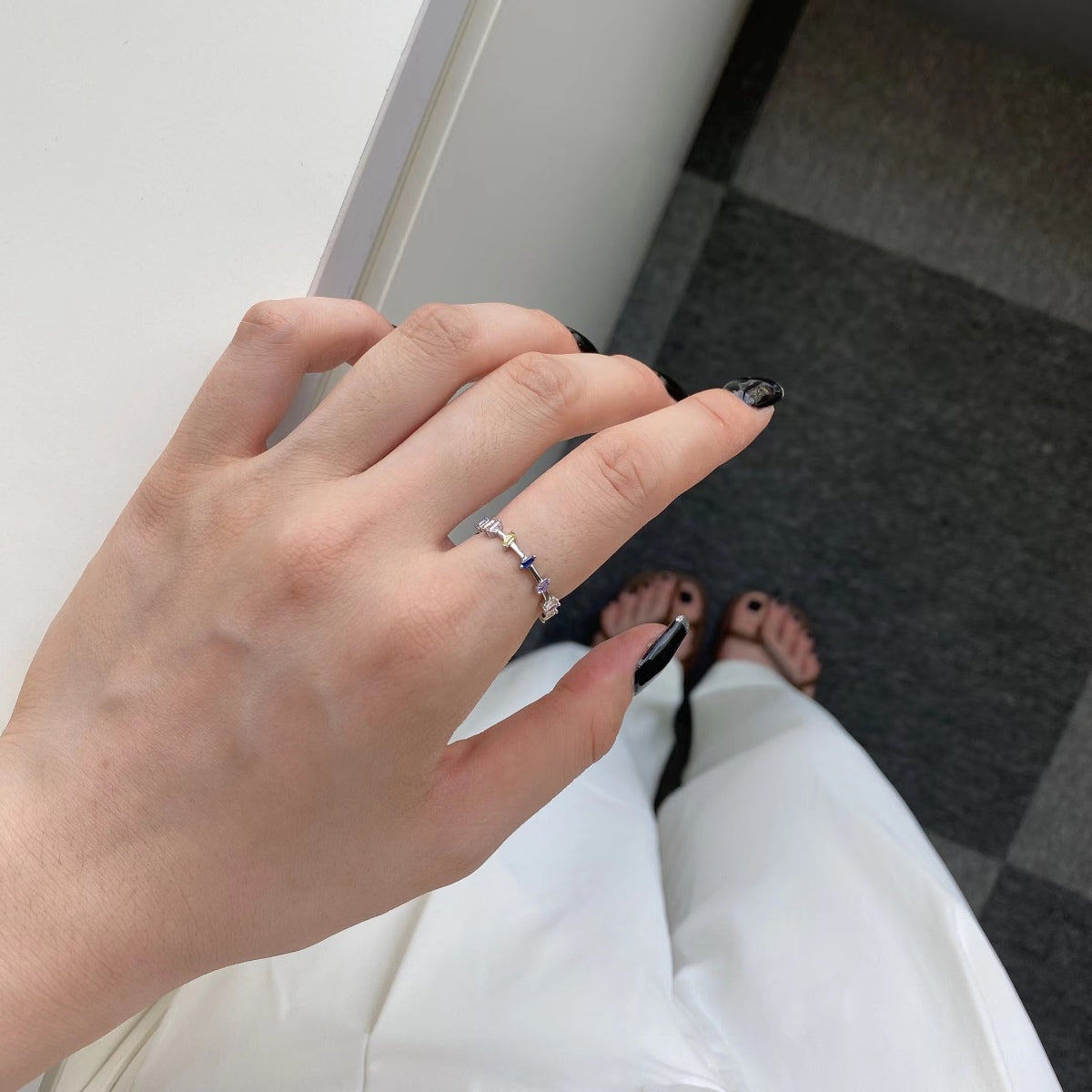[Goodv]Unique Trapezoid Cut Daily Ring