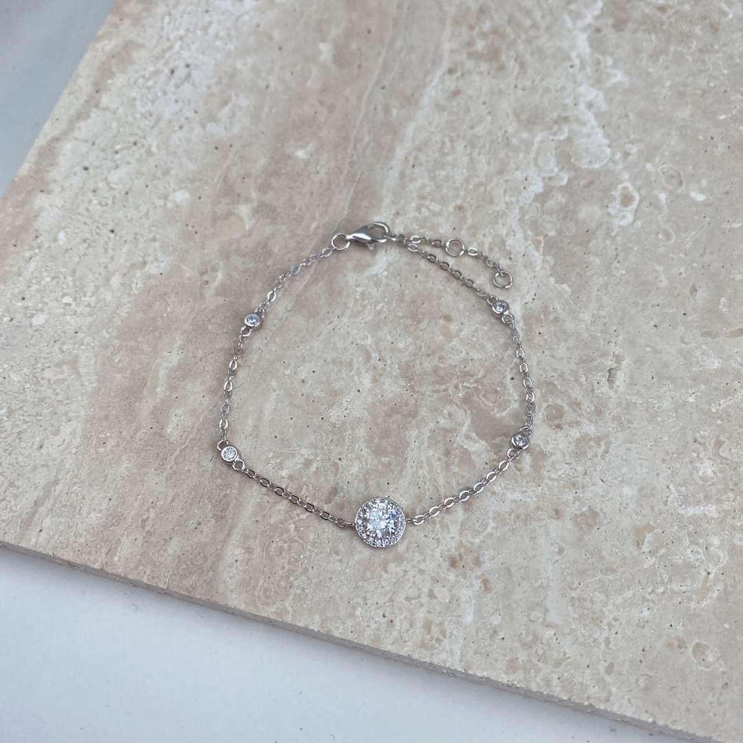 [Goodv]Dazzling Round Cut Shape Bracelet