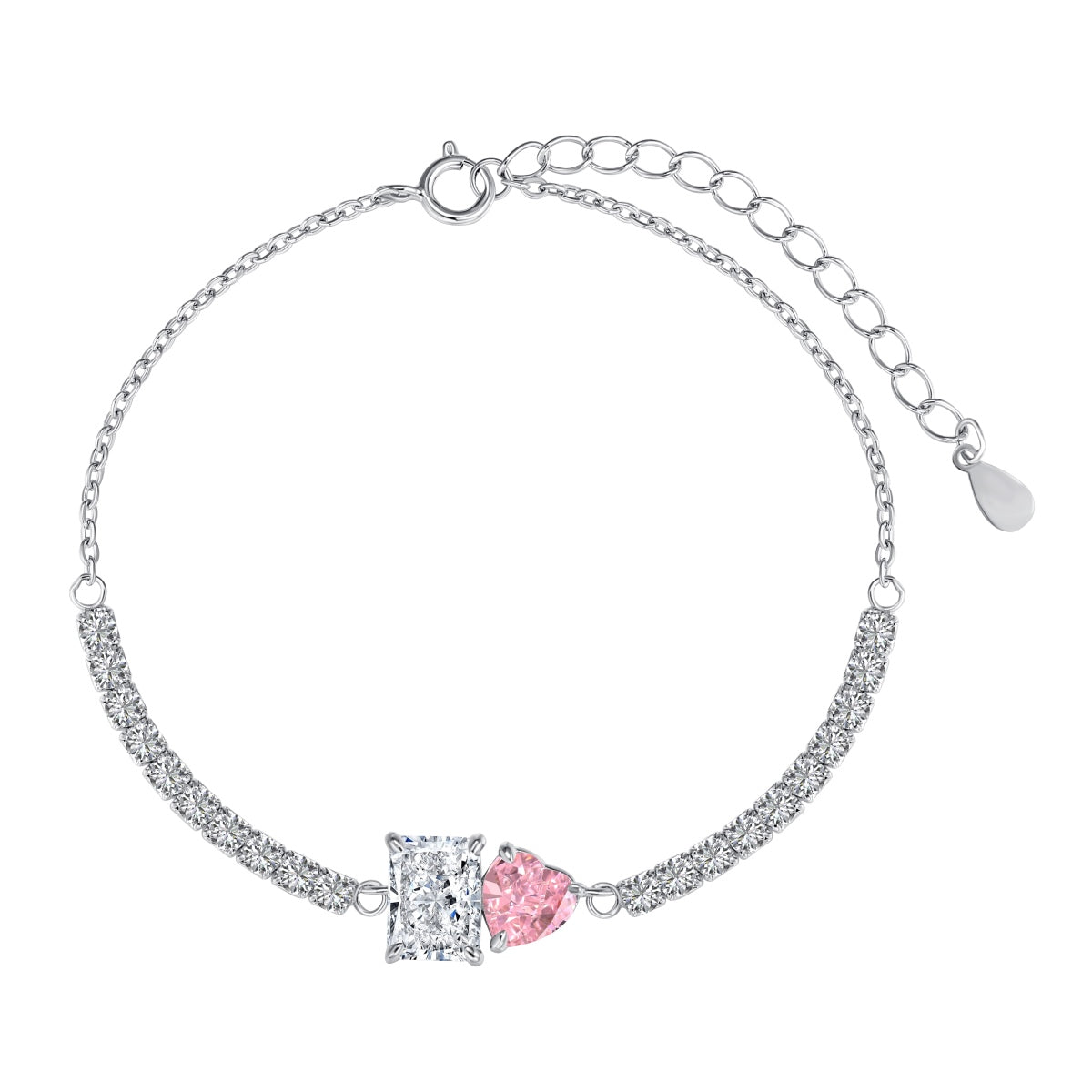 [Goodv]Dazzling Unique Multi Shape Lover Bracelet