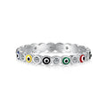 [Goodv]Sparkling Vibrant Round Shape Daily Ring