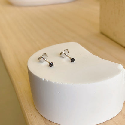 [Goodv]Delicate Solitaire Earrings