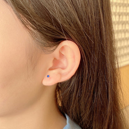 [Goodv]Delicate Solitaire Earrings