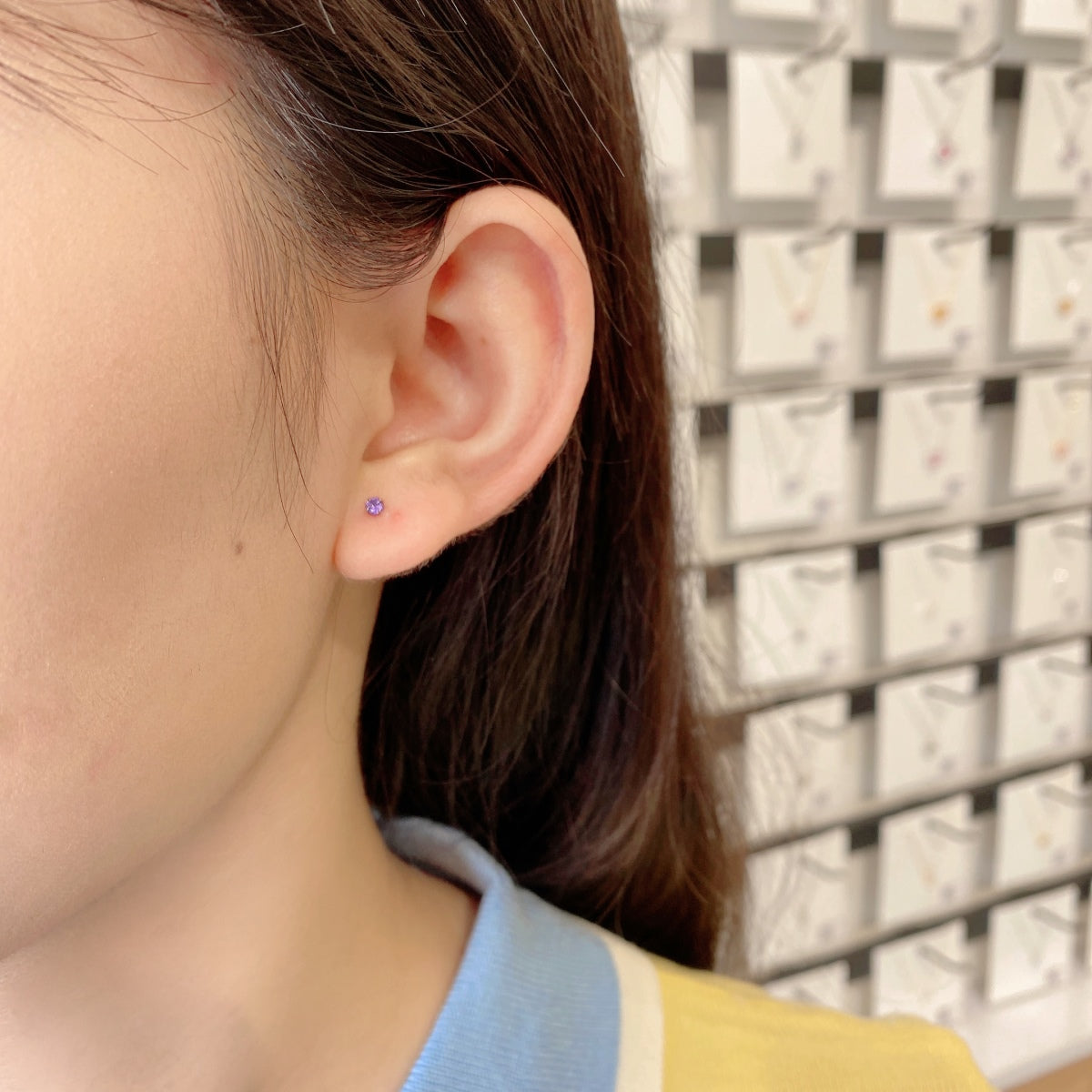[Goodv]Boucles d'oreilles solitaires délicates