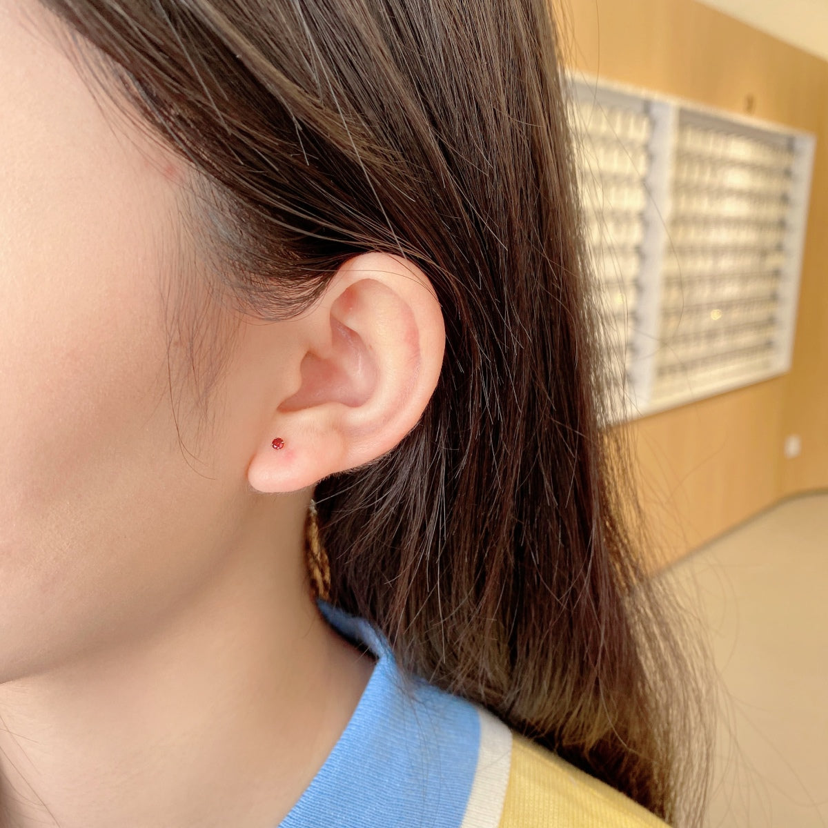 [Goodv]Boucles d'oreilles solitaires délicates
