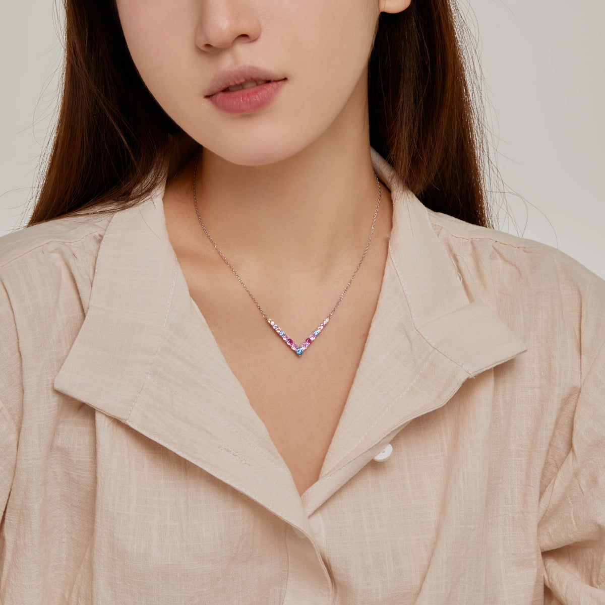 [Goodv]Ornate Round Cut Necklace