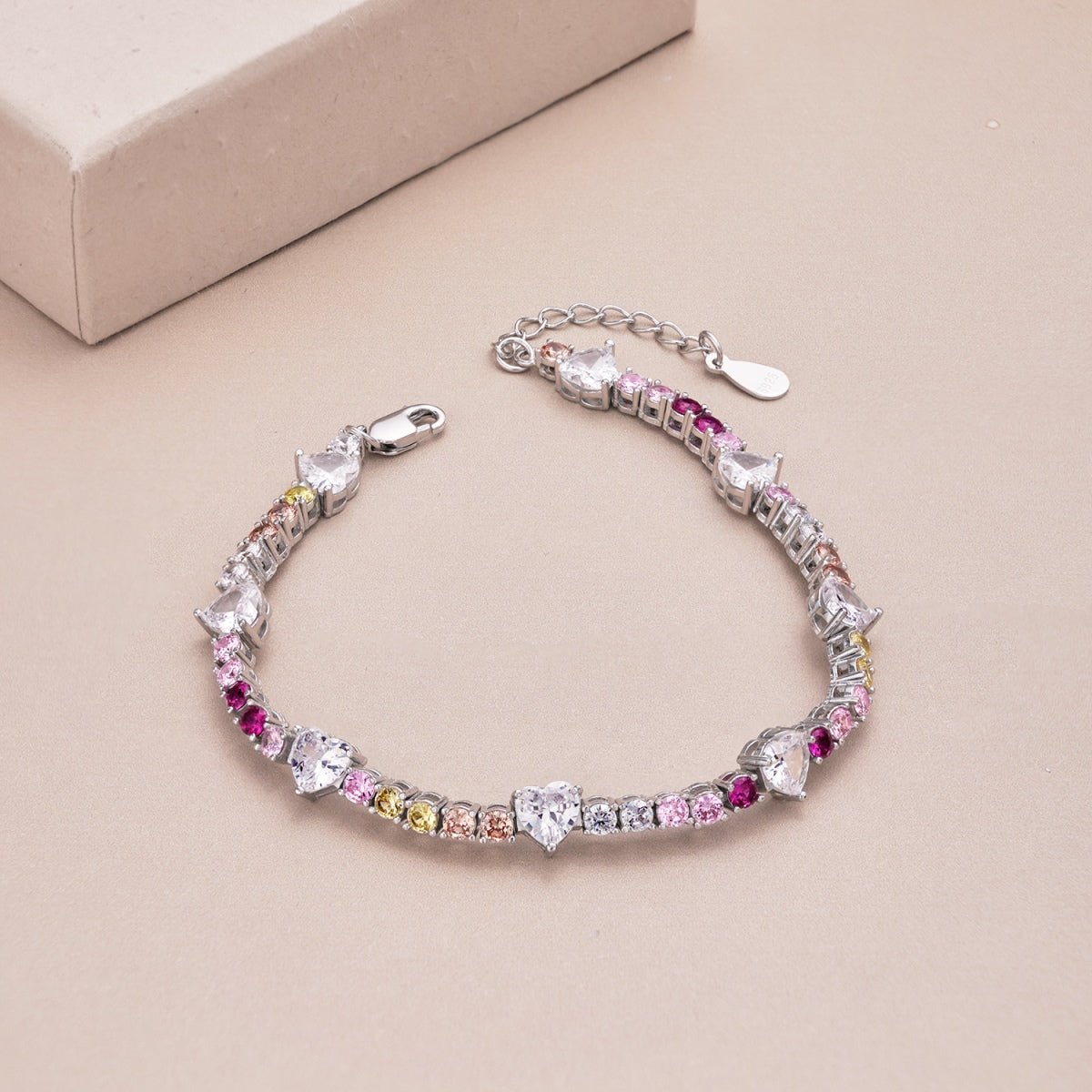 [Goodv] Bracelet d'amoureux rond en forme de cœur romantique
