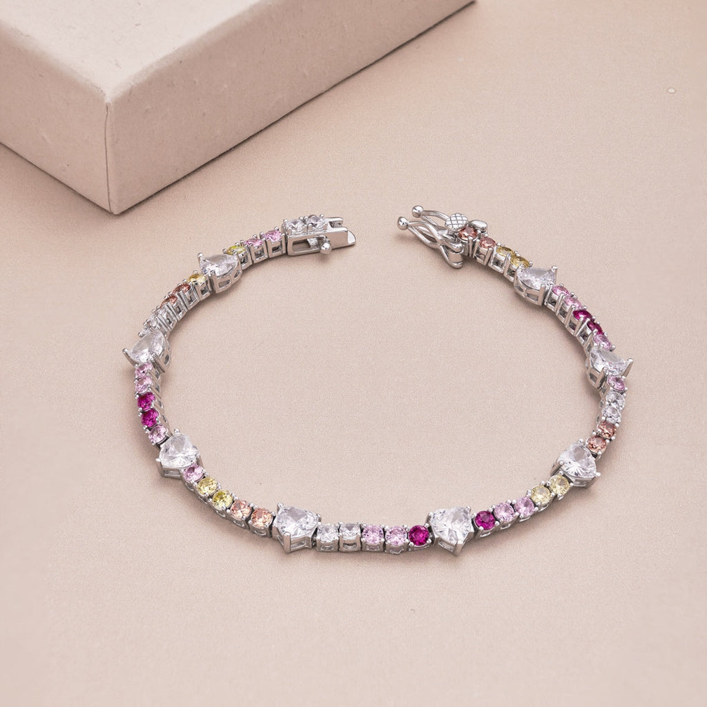 [Goodv] Bracelet d'amoureux rond en forme de cœur romantique