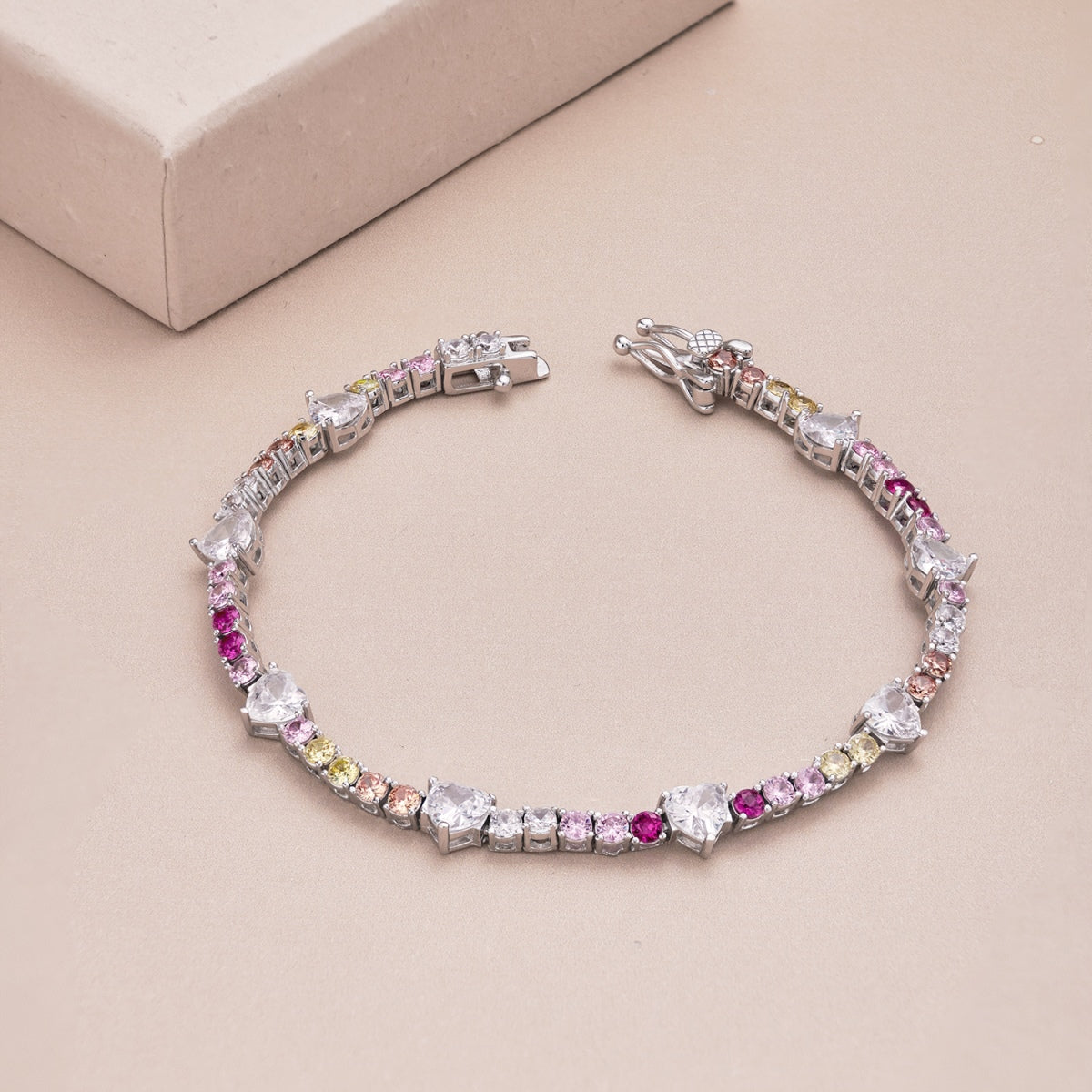 [Goodv] Bracelet d'amoureux rond en forme de cœur romantique