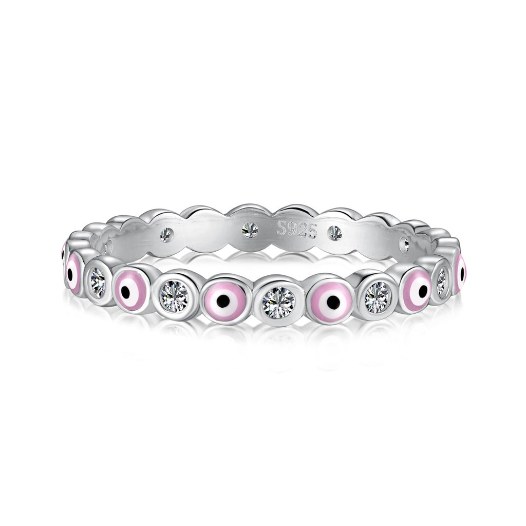 [Goodv]Sparkling Vibrant Round Shape Daily Ring