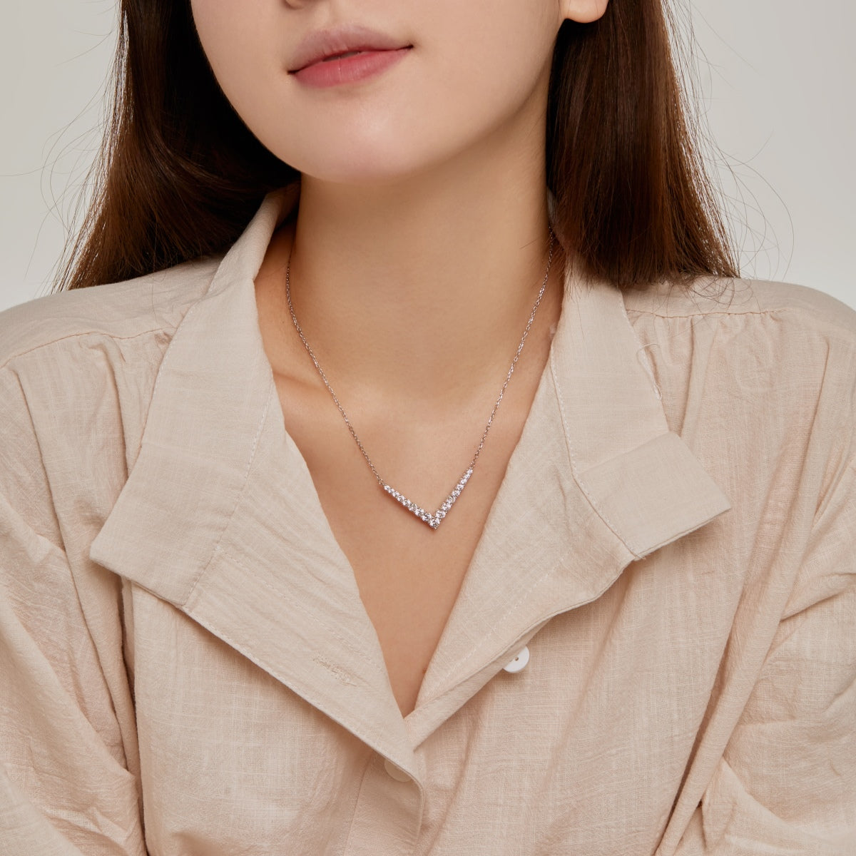 [Goodv]Ornate Round Cut Necklace