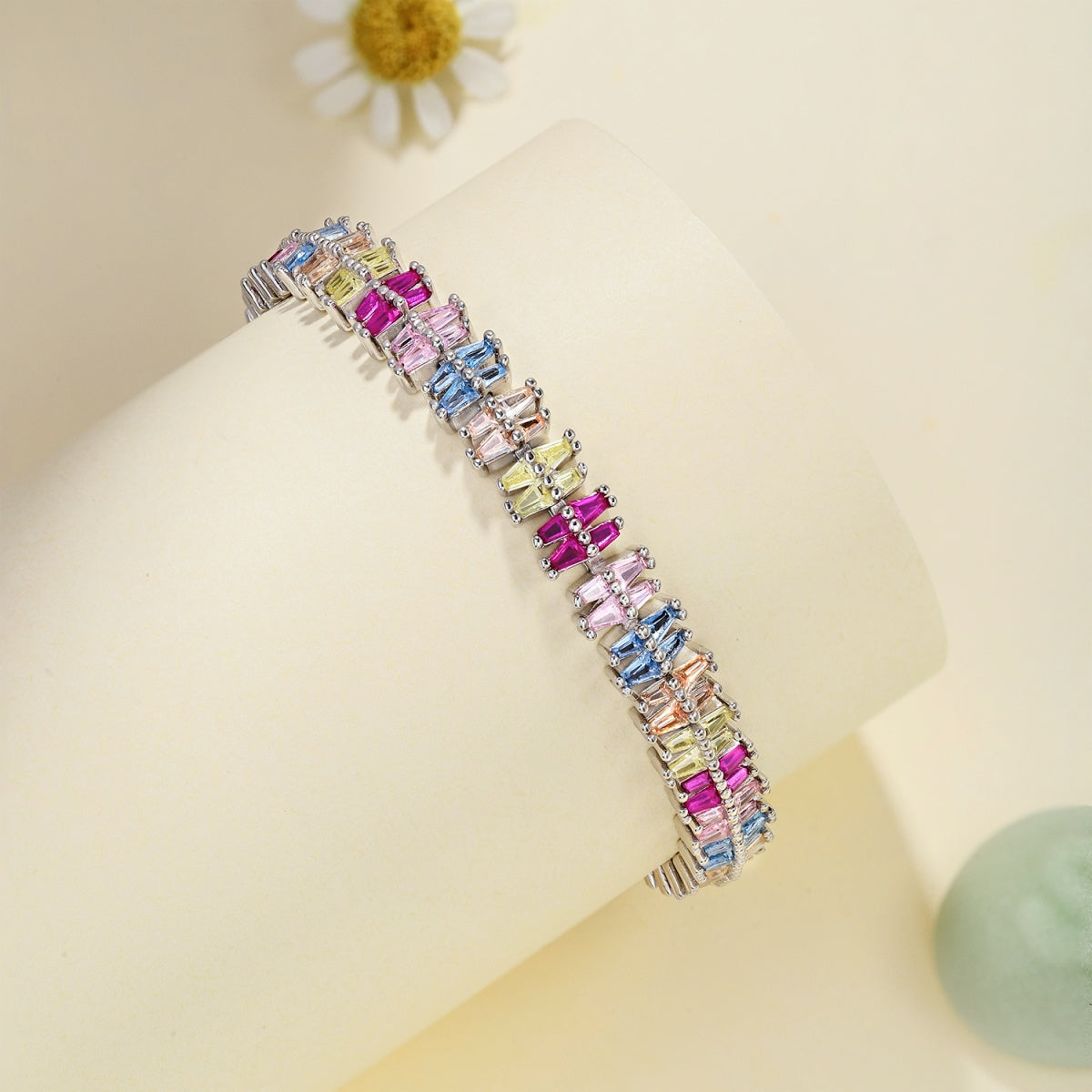 [Goodv] Bracelet de fête multi-coupes étincelant et exquis