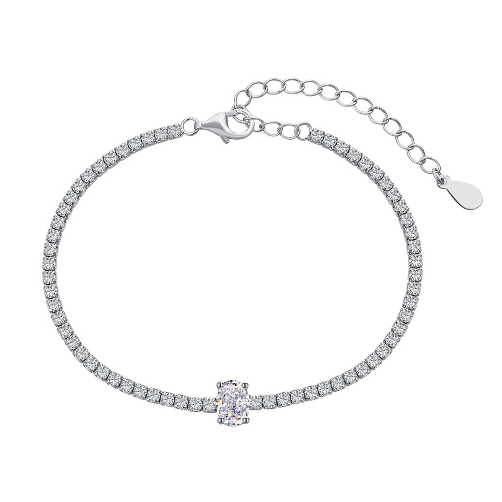 [Goodv]0.75カラットの絶妙なオーバルカットデイリーブレスレット