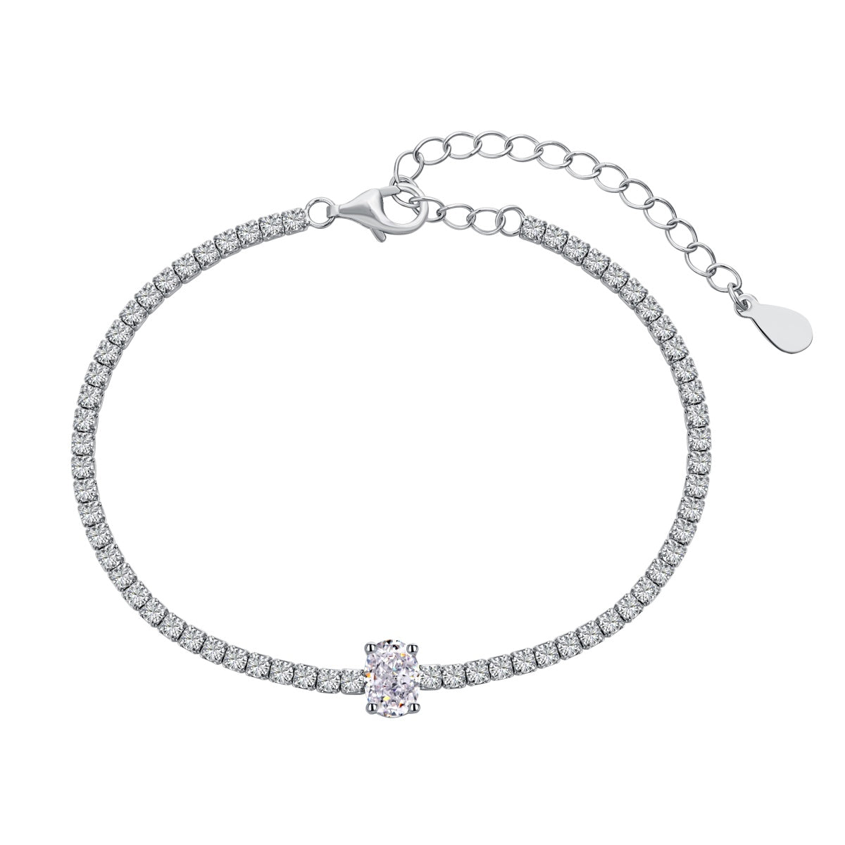 [Goodv] Bracelet quotidien exquis à taille ovale de 0,75 carat