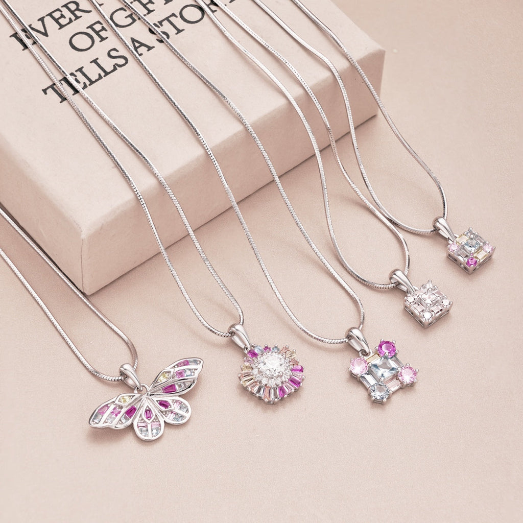 [Goodv]Charming Flower Colorful Necklace