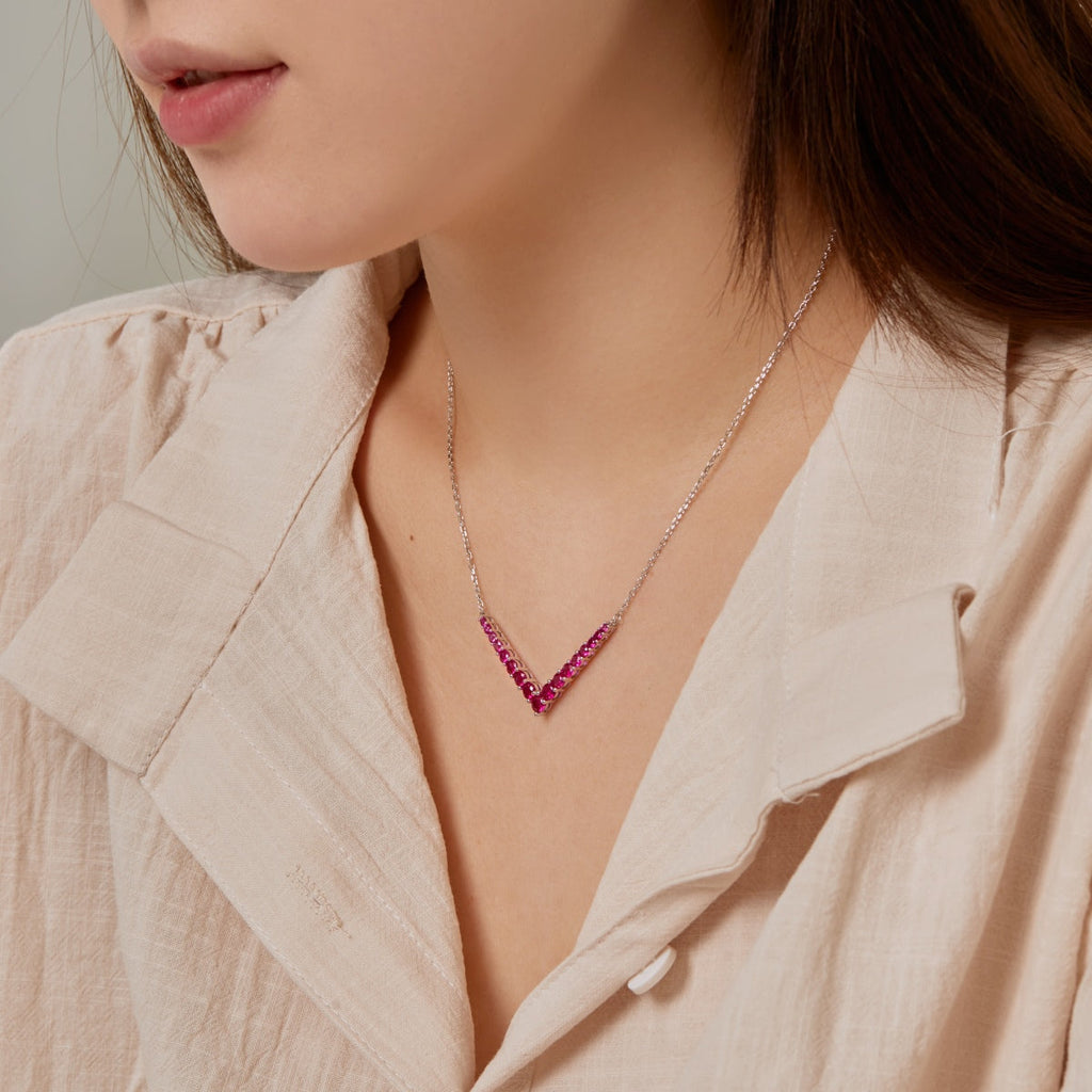 [Goodv]Ornate Round Cut Necklace