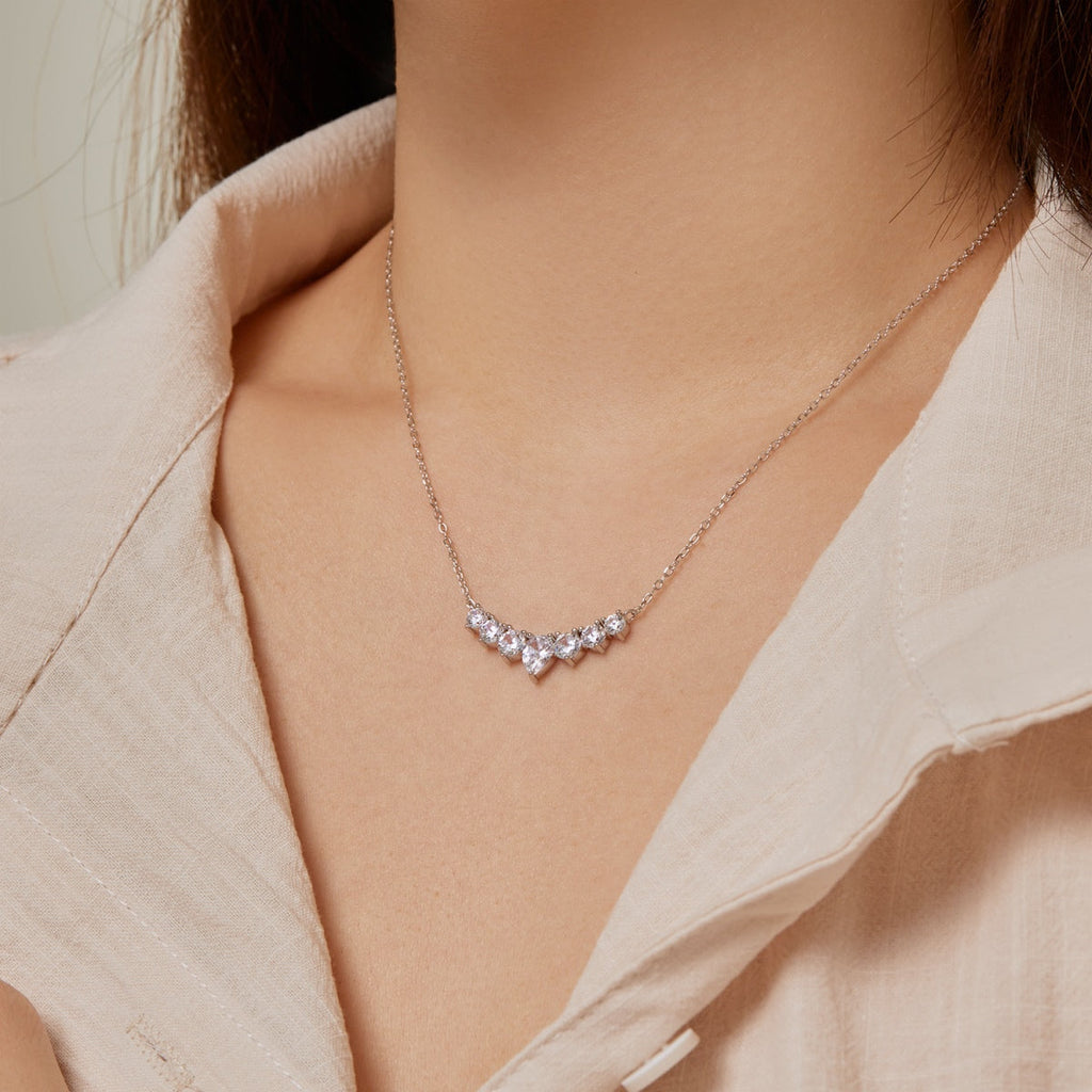 [Goodv] Collier délicat en forme de cœur coloré