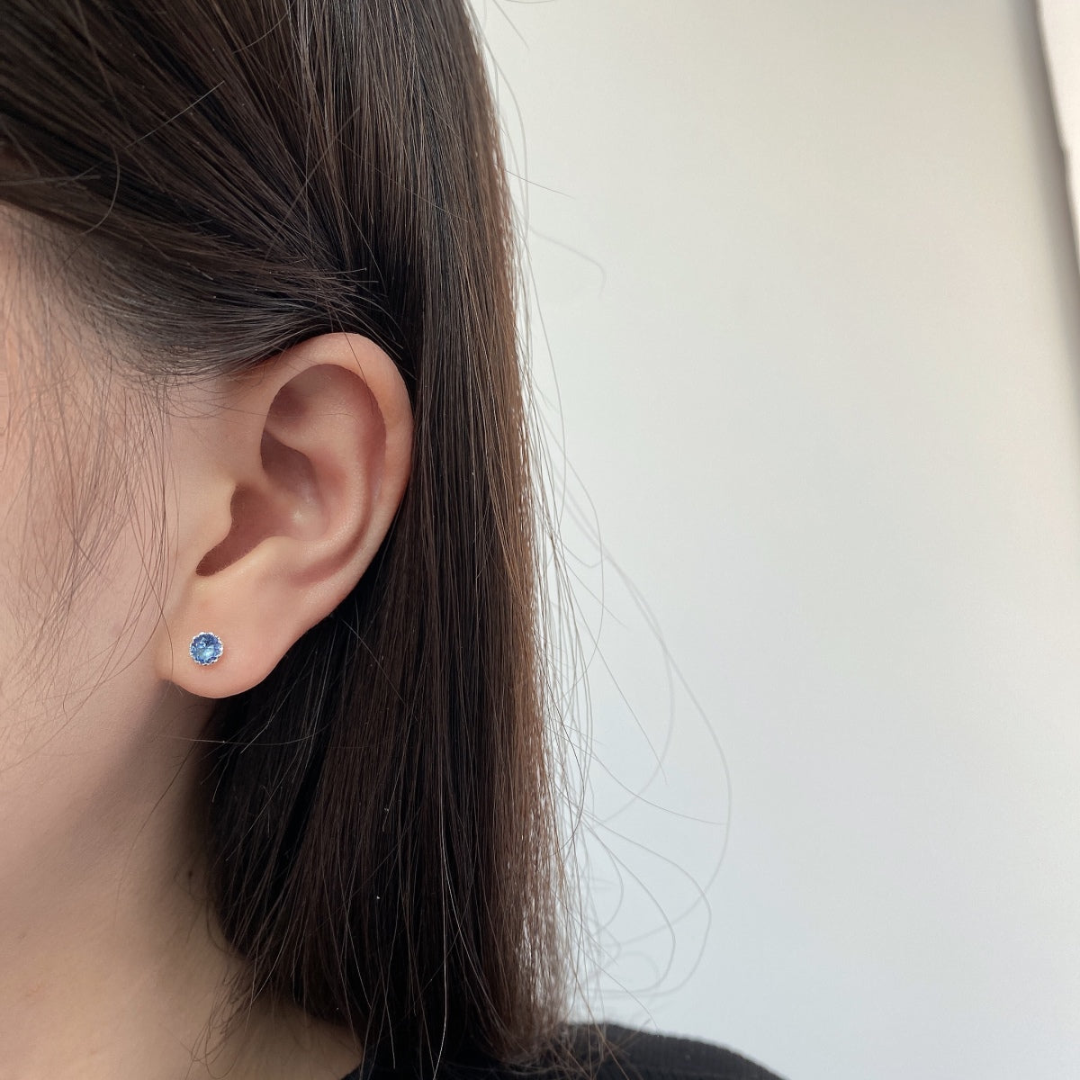 [Goodv]Sparkling Colorful Round Shape Earrings