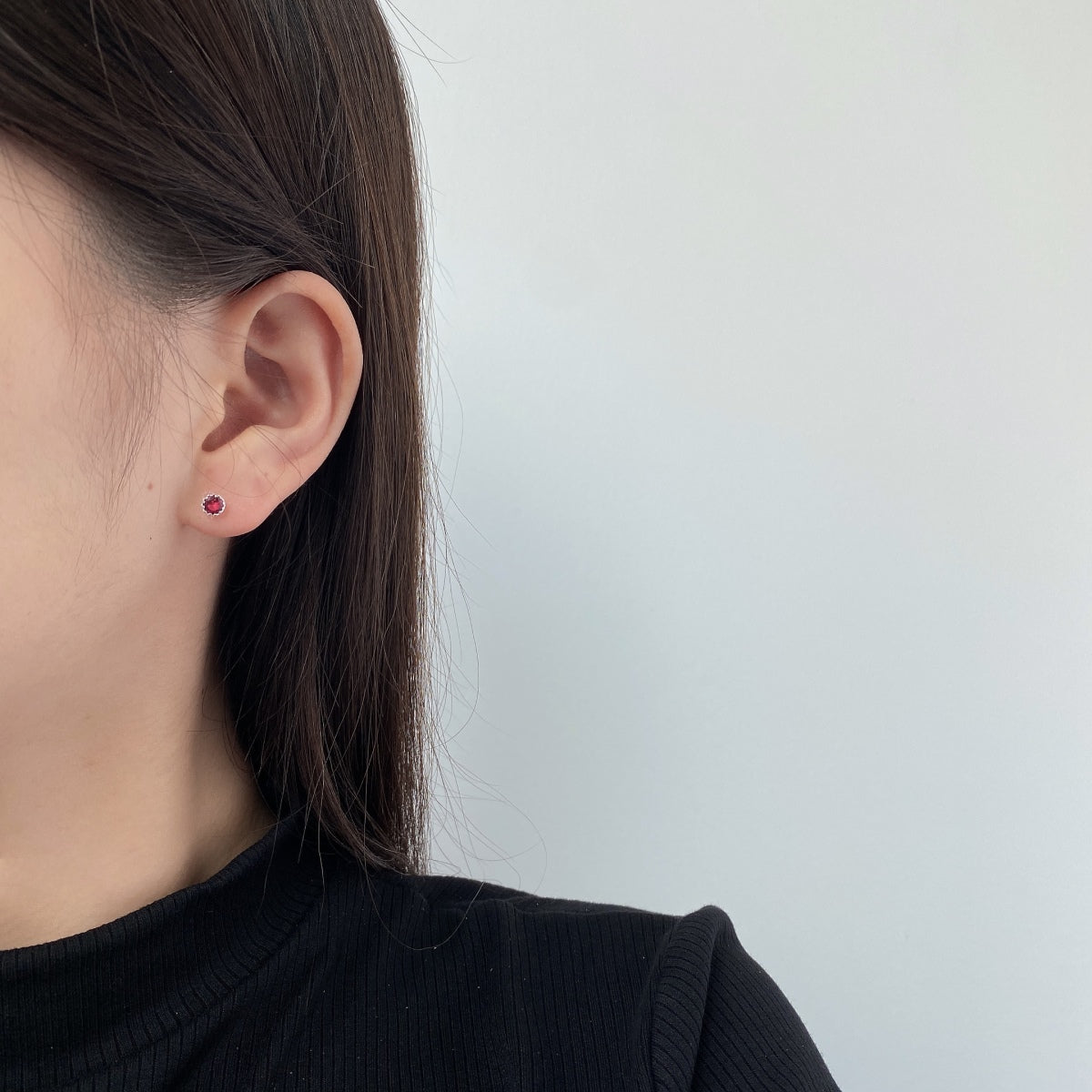 [Goodv]Sparkling Colorful Round Shape Earrings