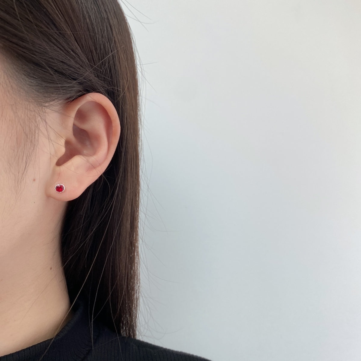 [Goodv]Sparkling Colorful Round Shape Earrings