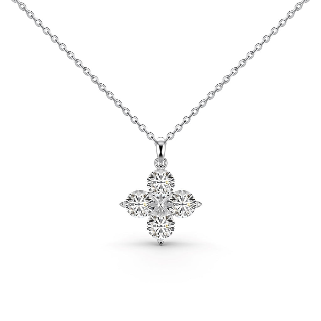 [Goodv]Four-Leaf Clover And Eight-Pointed Star Necklace