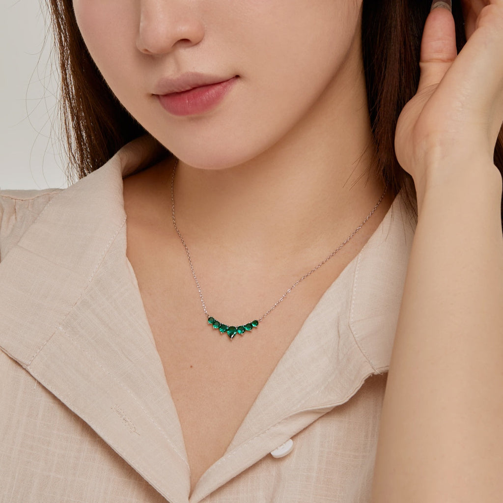 [Goodv] Collier délicat en forme de cœur coloré