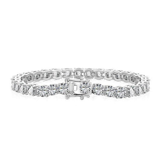 [Goodv]Ornate Sparkling Round Cut Wedding Bracelet