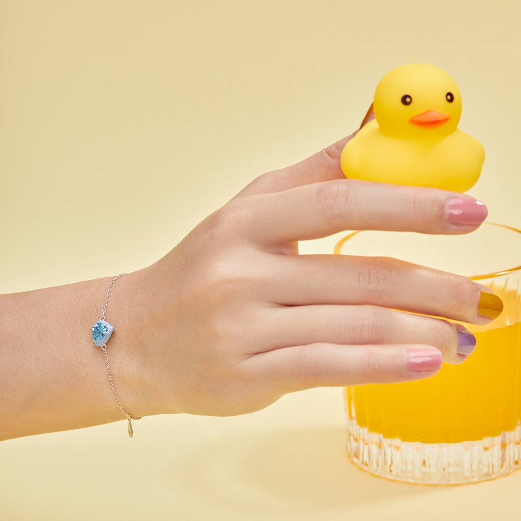 [Goodv]Bracelet d'amoureux romantique et étincelant en forme de cœur