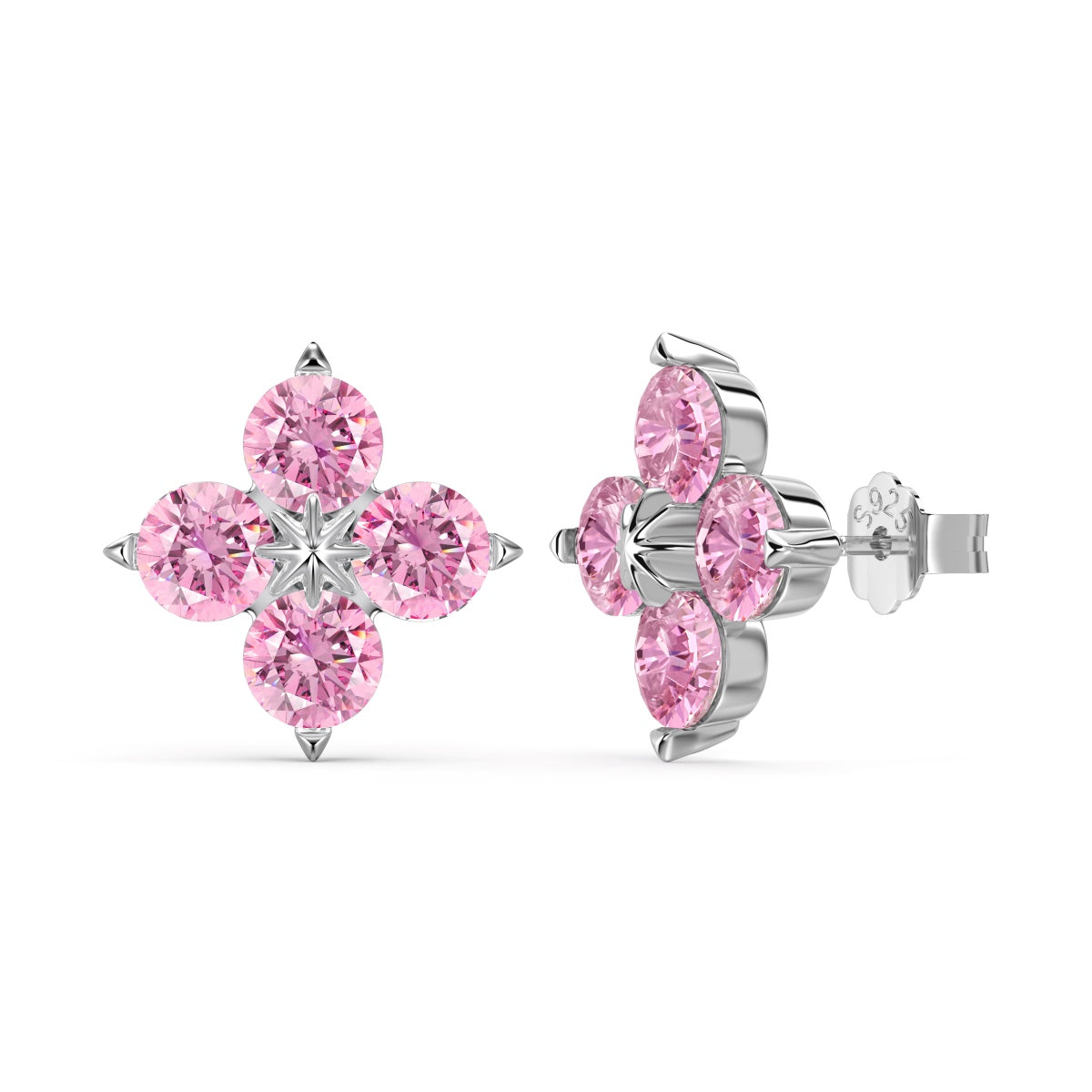 [Goodv]Four-Leaf Clover Eight-Pointed Star Earrings