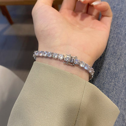 [Goodv] Bracelet de mariage rond scintillant et orné