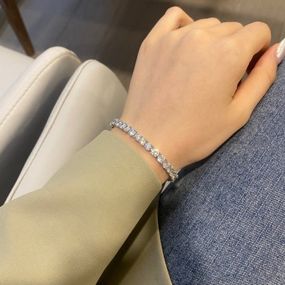 [Goodv] Bracelet de mariage rond scintillant et orné