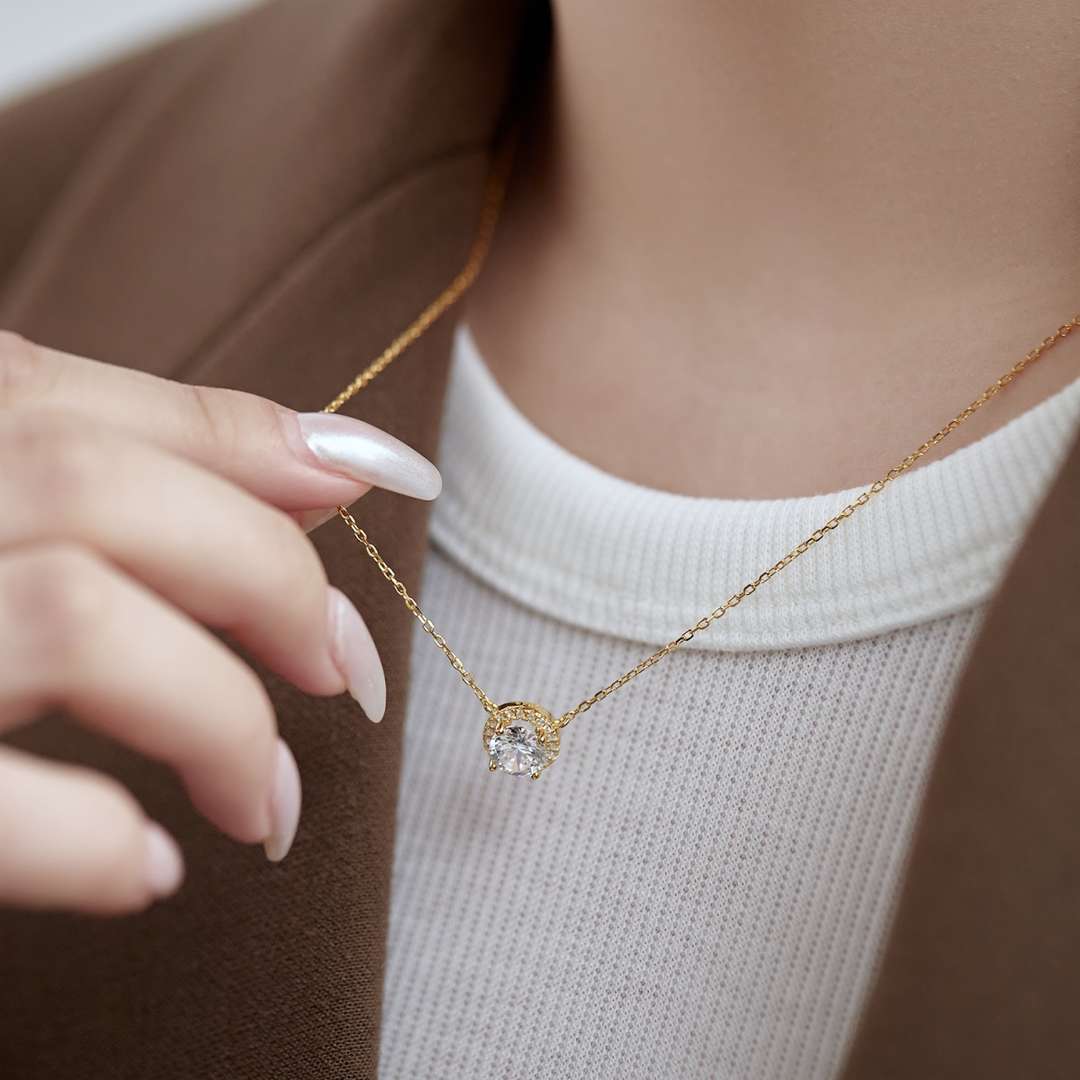 [Goodv]Luxurious Round Cut Necklace