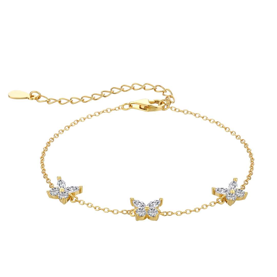 [Goodv]Collier en forme de papillon rayonnant
