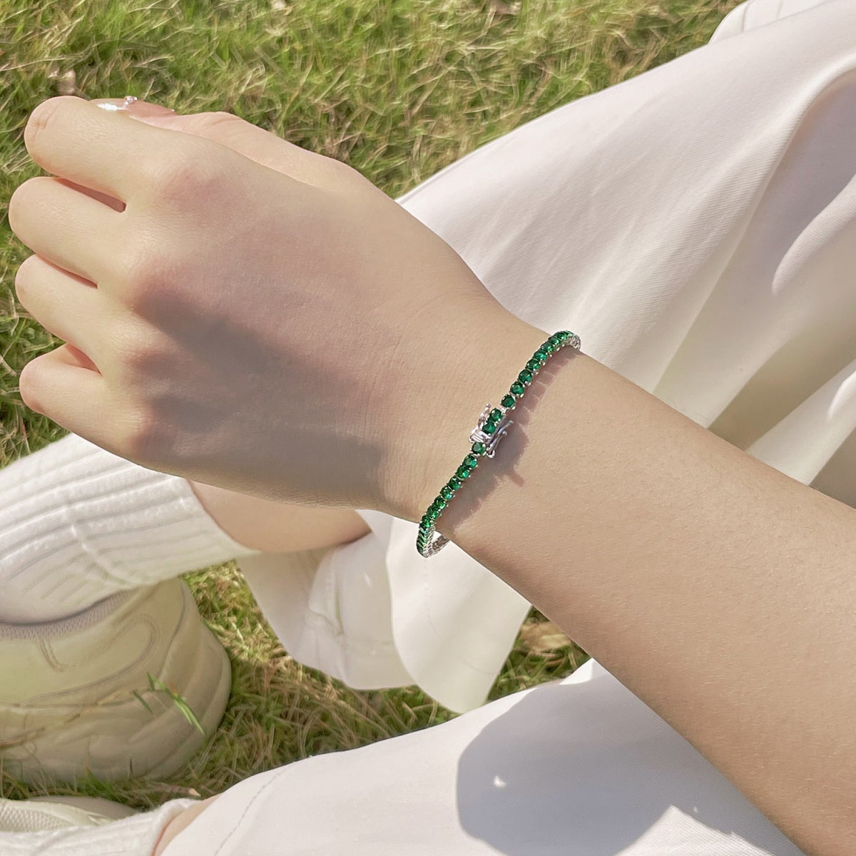 [Goodv]Radiant Colorful Round Cut Party Bracelet