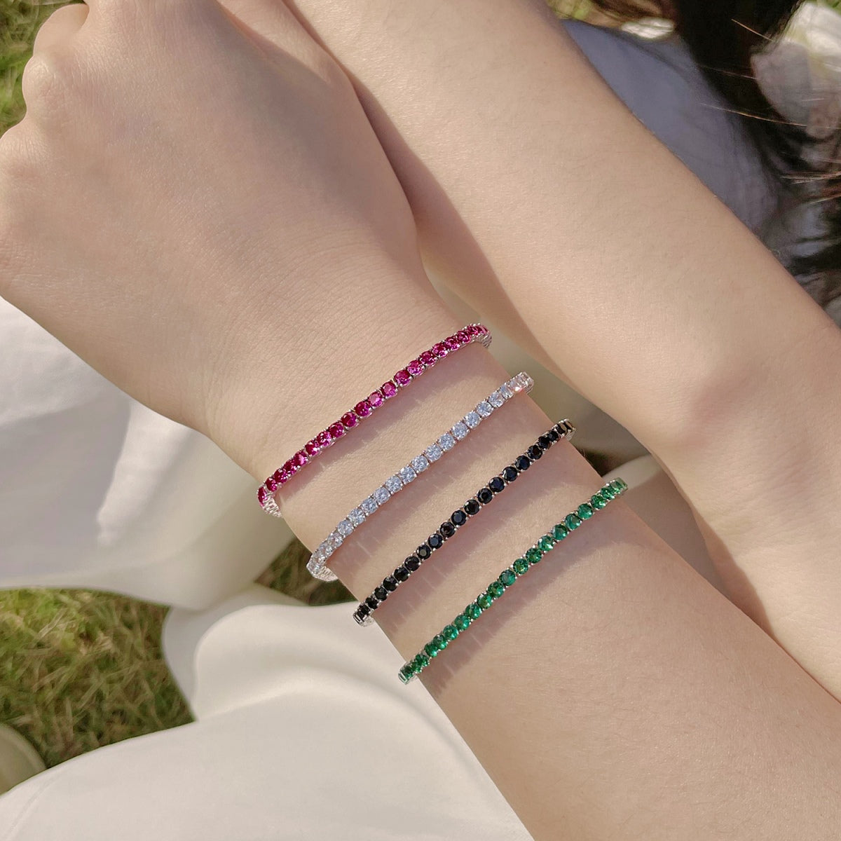 [Goodv]Bracelet de fête rond coloré et rayonnant