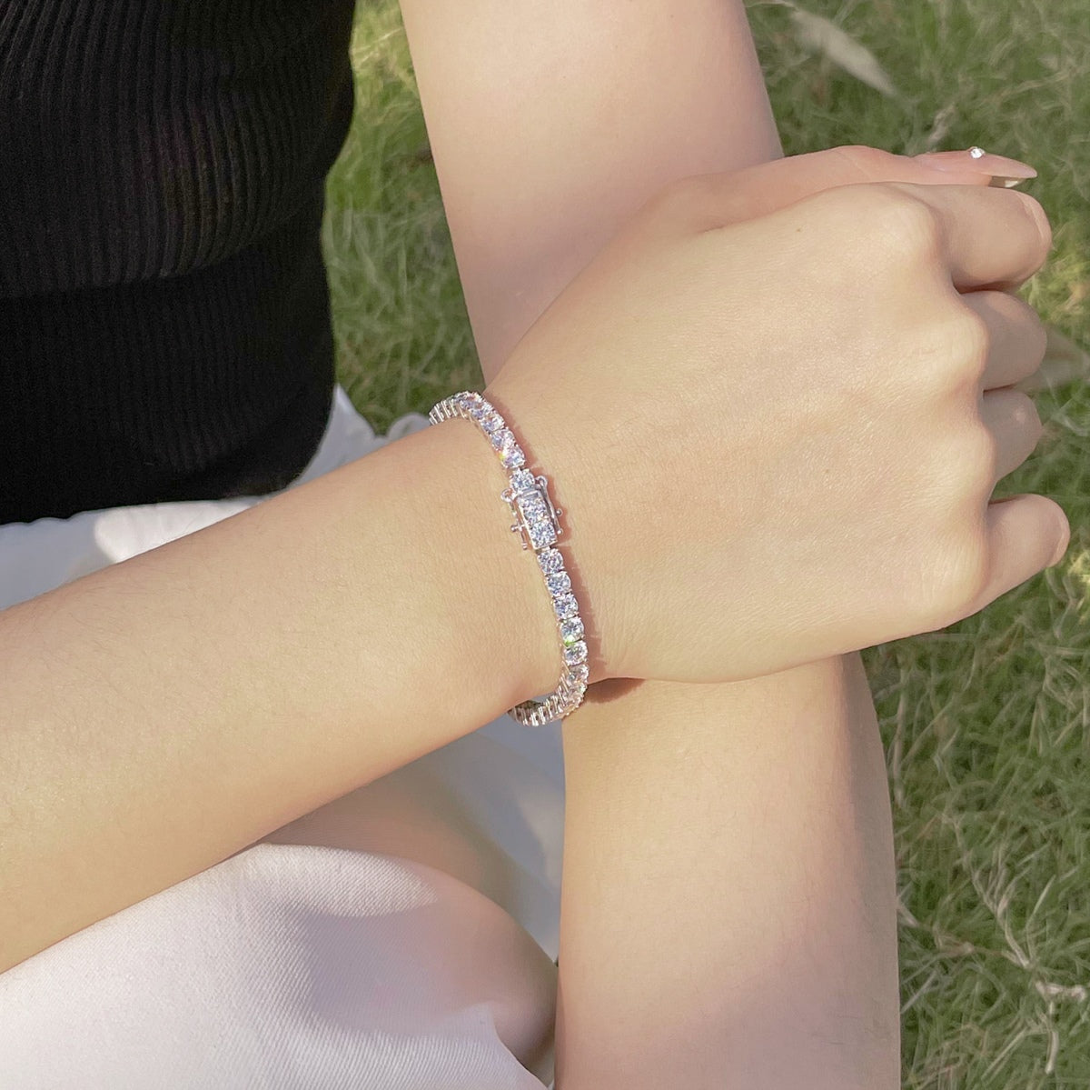 [Goodv]Bracelet de fête rond coloré et rayonnant