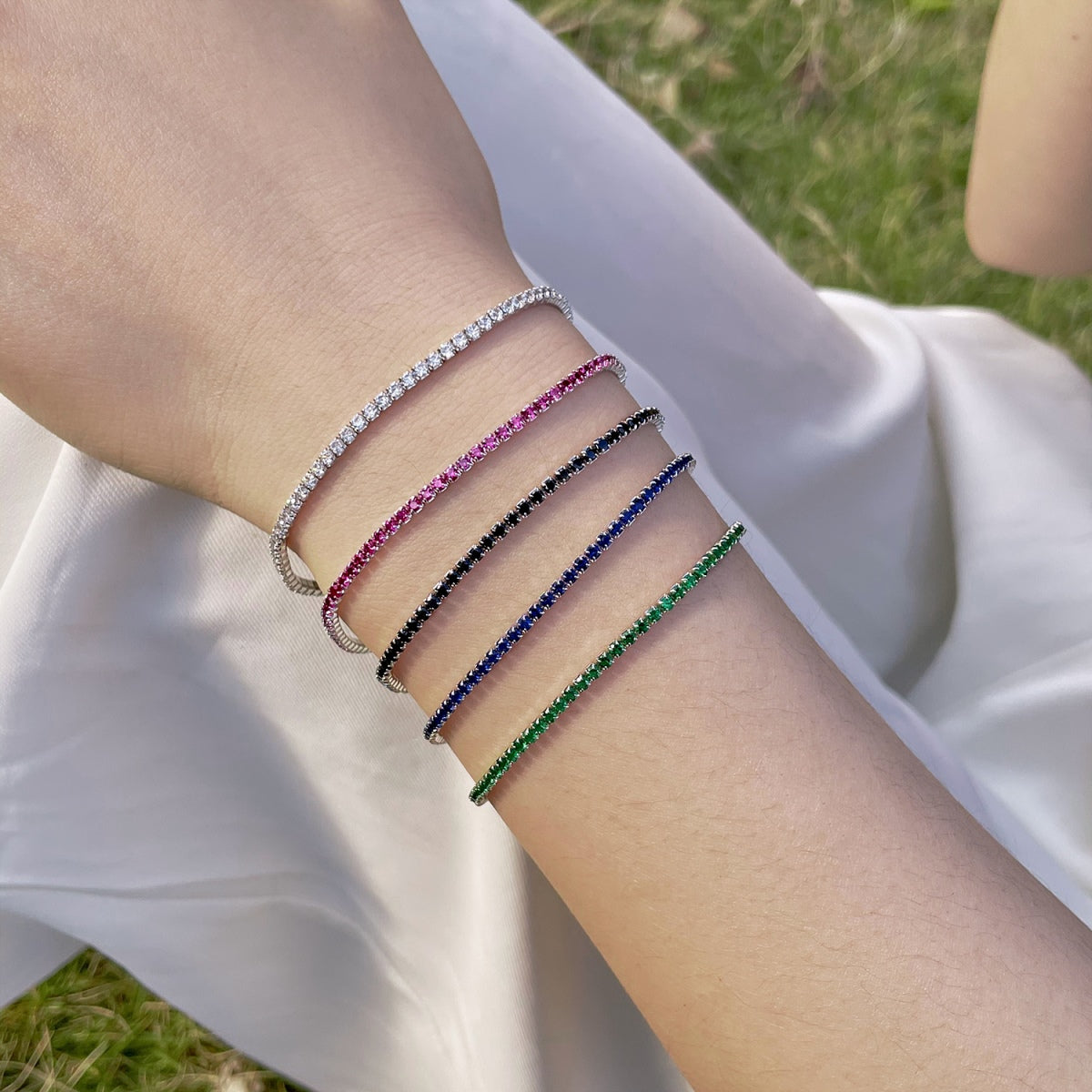 [Goodv]Bracelet de fête rond coloré et rayonnant
